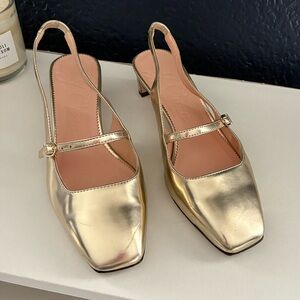 J. Crew Layla Slingback Mary Jane Heels